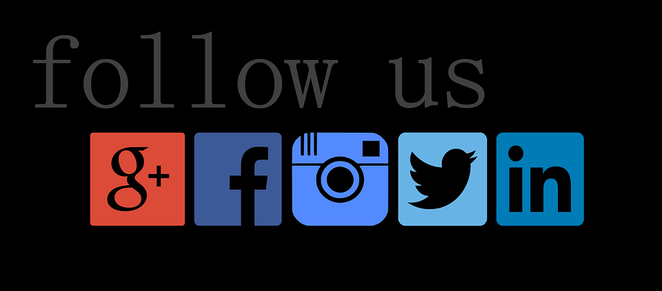 Follow social media accounts