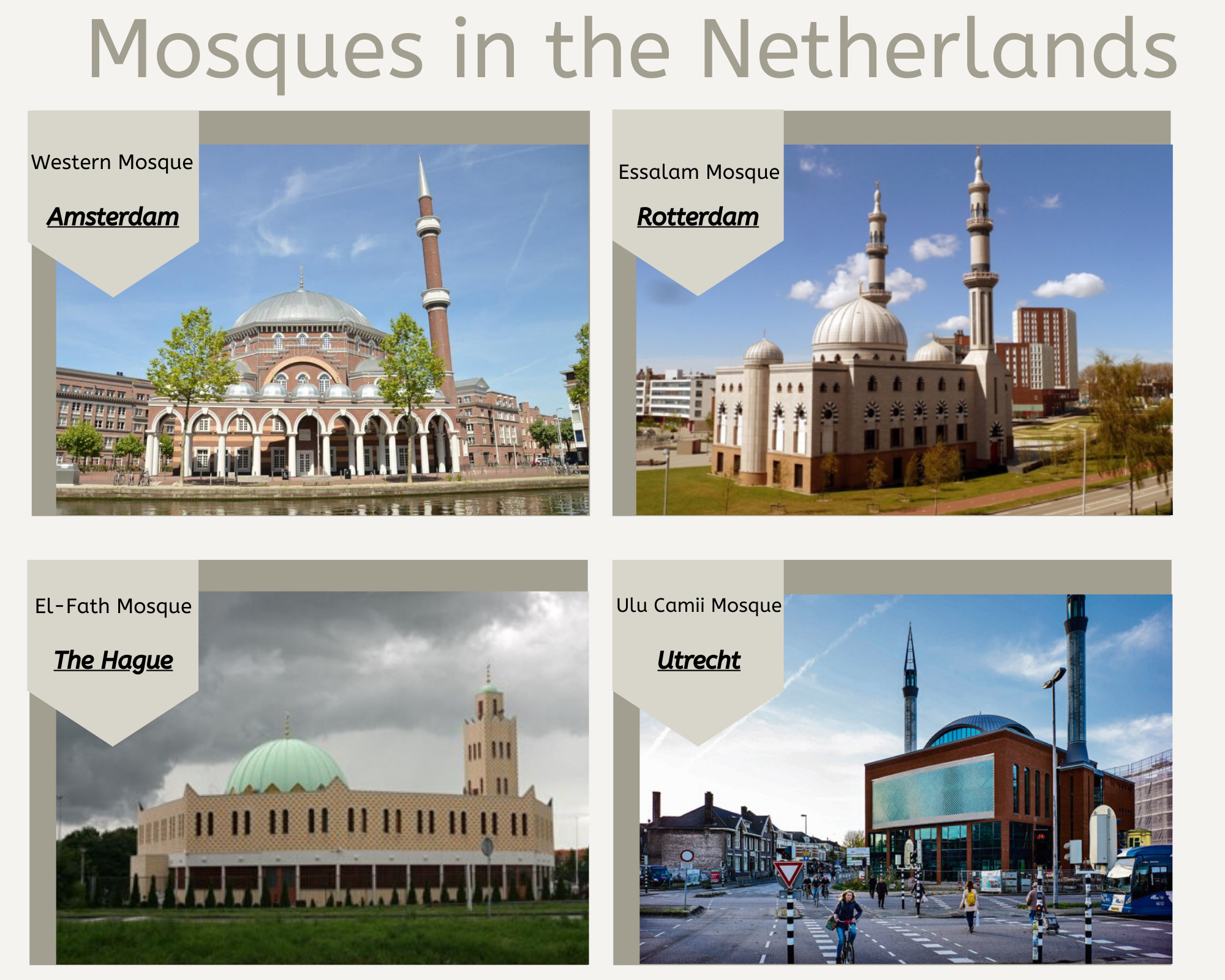 Mosques in The Netherlands