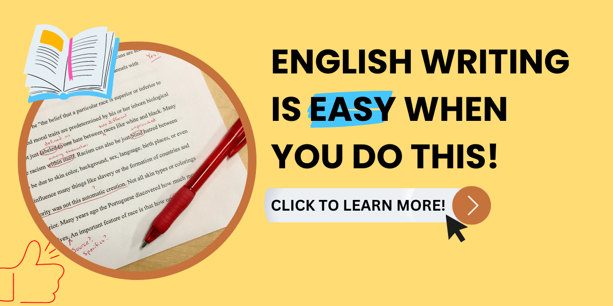 English Writing Is Easy When You Do This!